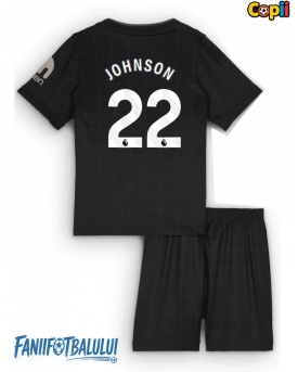 Tottenham Hotspur Brennan Johnson #22 Echipament de Fotbal Replică 2025-26 Copii Deplasare (+ Șorturi)